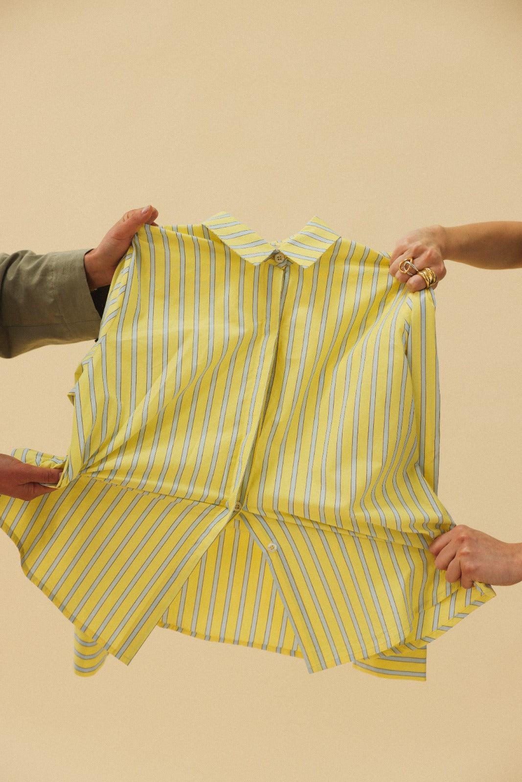 Chemise ARGENTINE rayure jaune