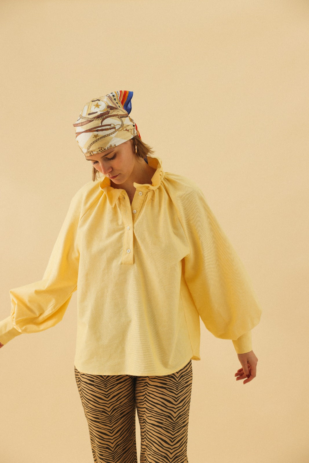 ISAURE yellow blouse