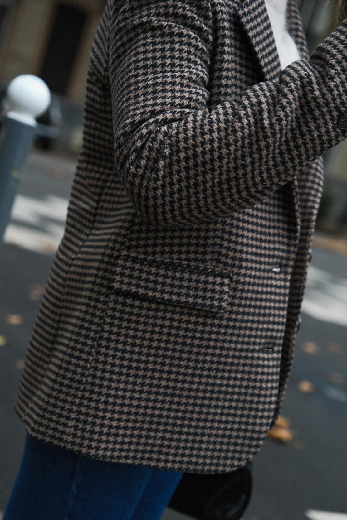 GUSTAVE houndstooth blazer