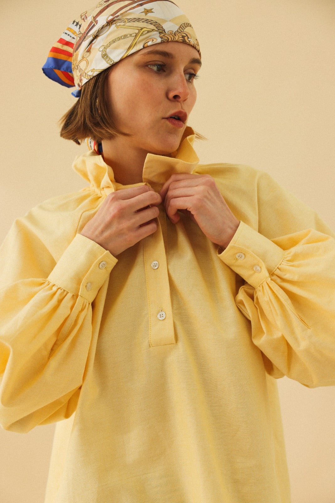 ISAURE yellow blouse