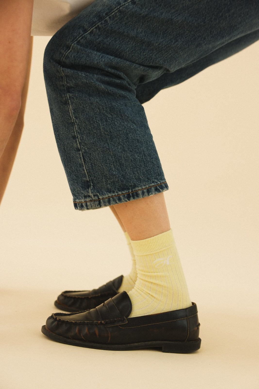Chaussettes FILIPPA jaune