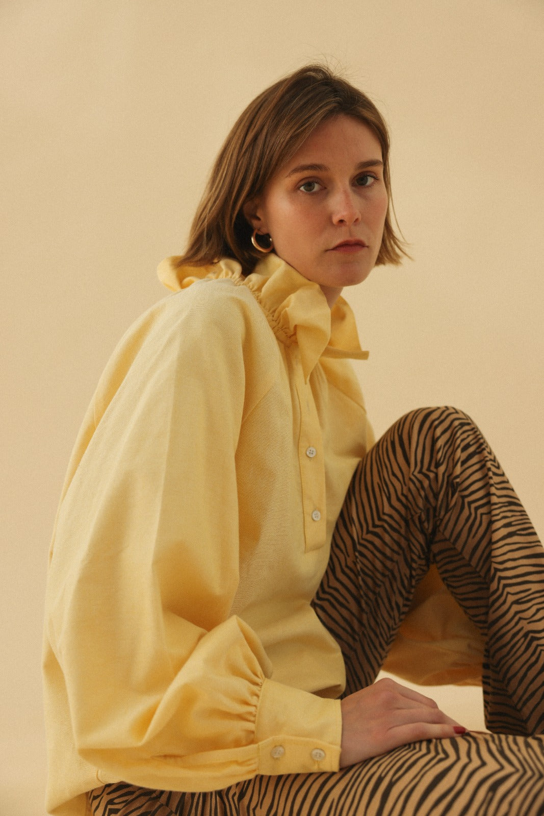 ISAURE yellow blouse