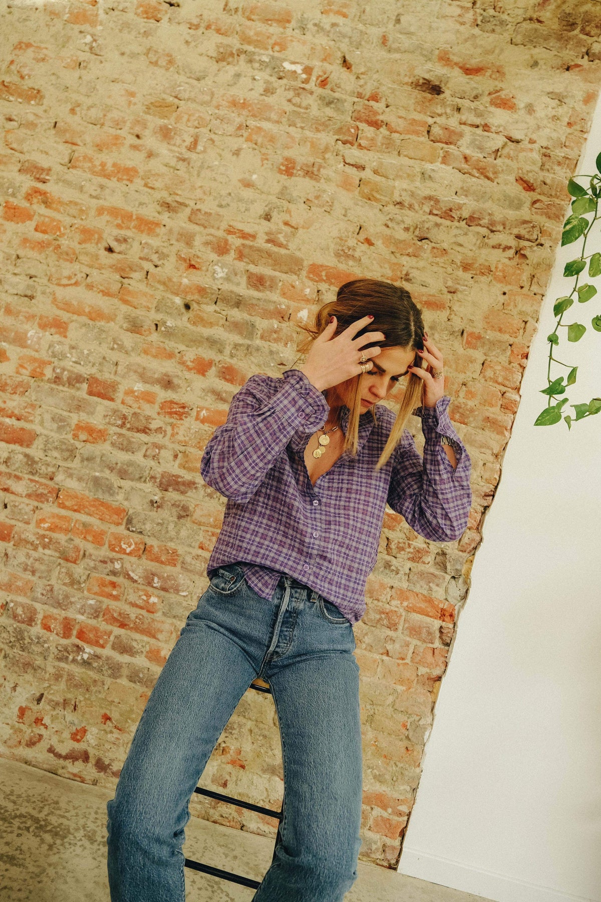 Purple MAHAUT blouse