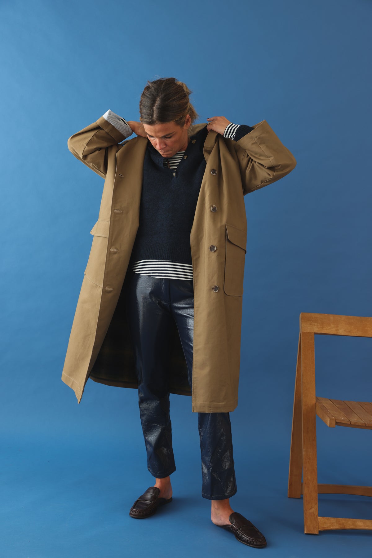Trench Vito camel