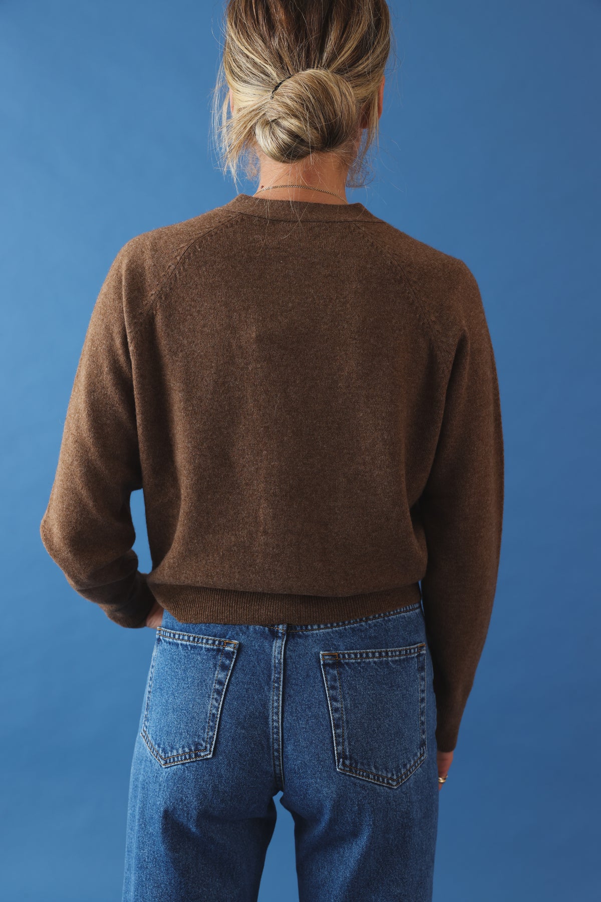 Cardigan Moran cognac