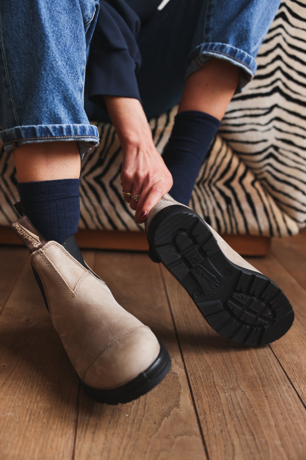 Boots Blundstone Texas Sand Toe Cap