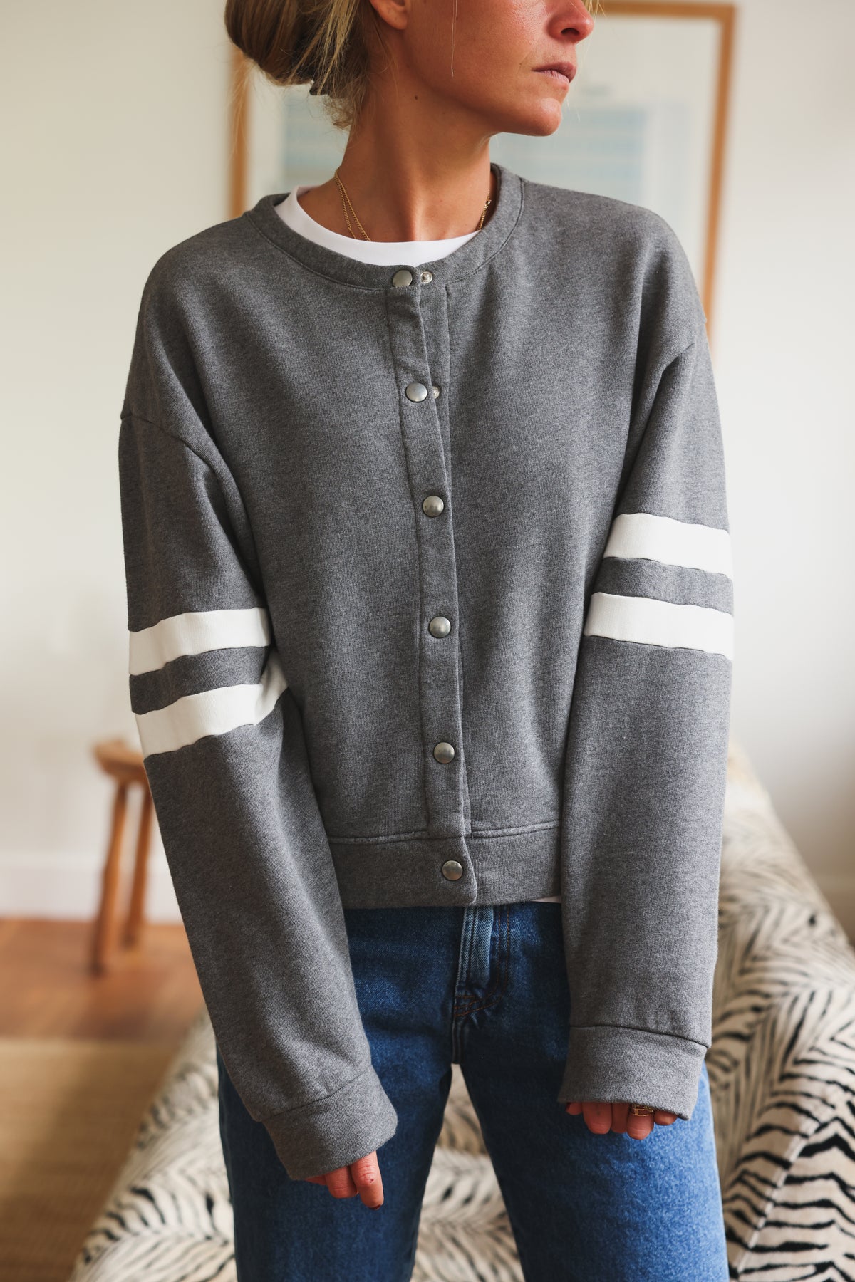 Cardigan GASPARD gris
