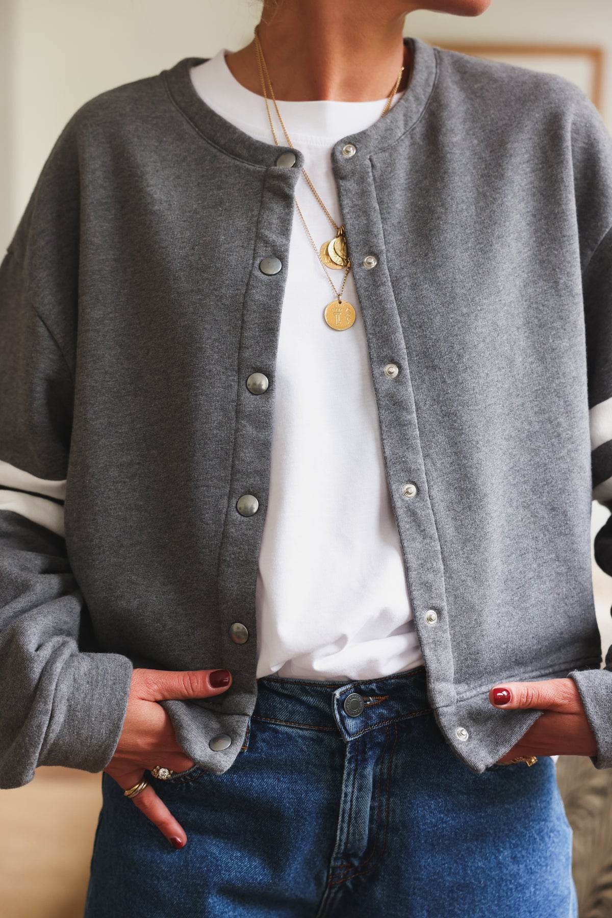 Cardigan GASPARD gris