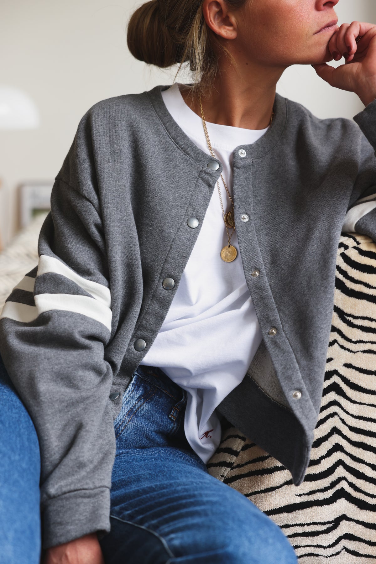Cardigan GASPARD gris