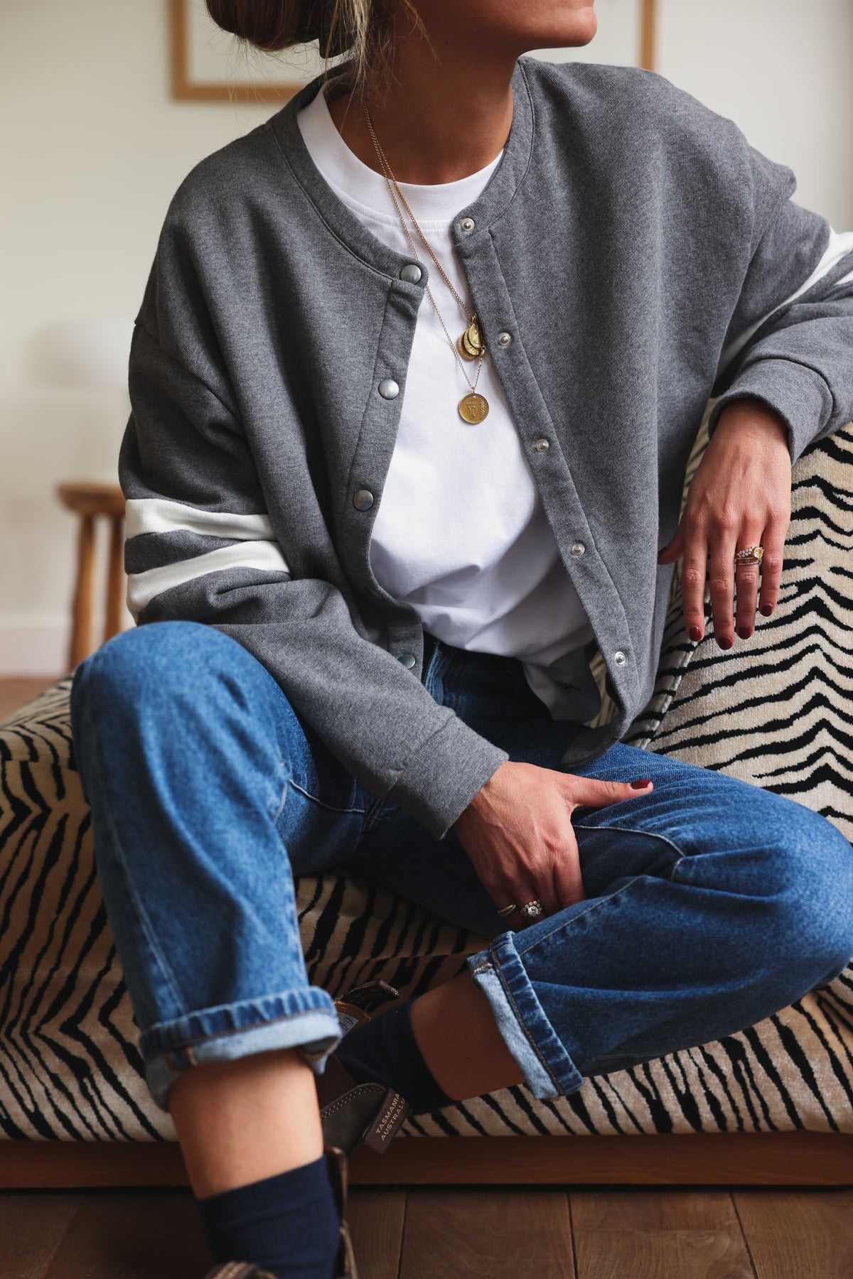 Cardigan GASPARD gris