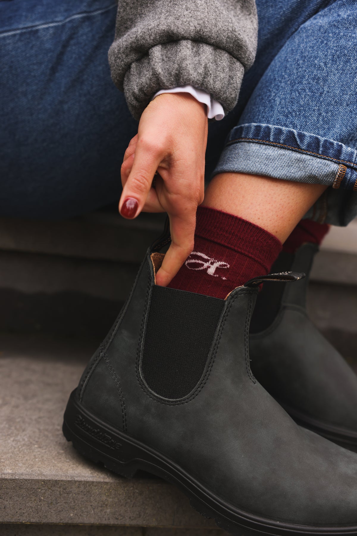 Blundstone Rustic Black Leather Boots
