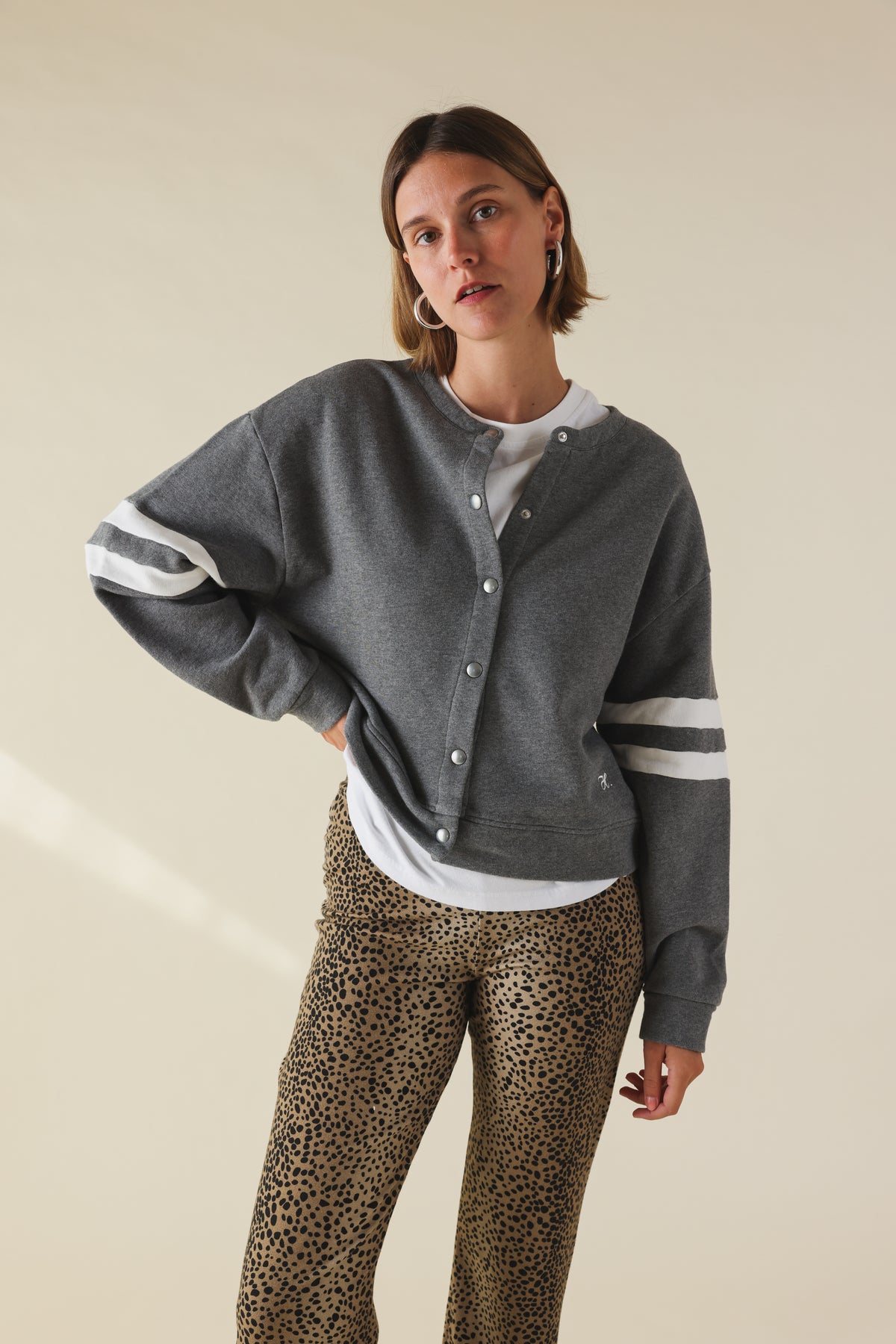 Cardigan GASPARD gris