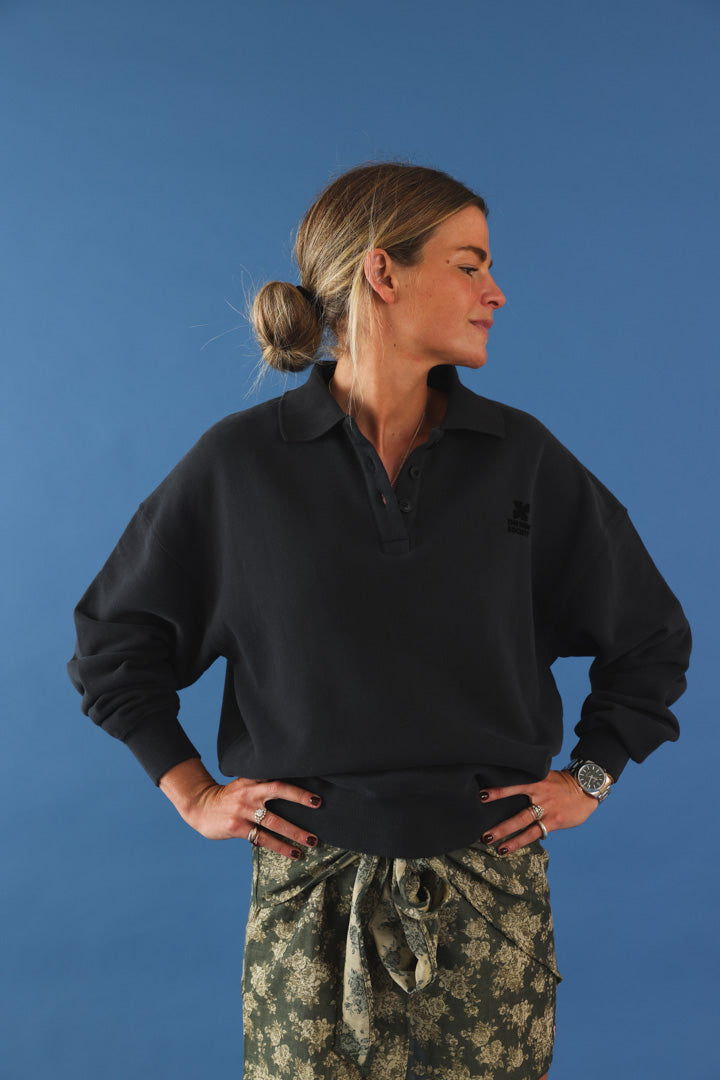 Polo TNS Logo bleu nuit