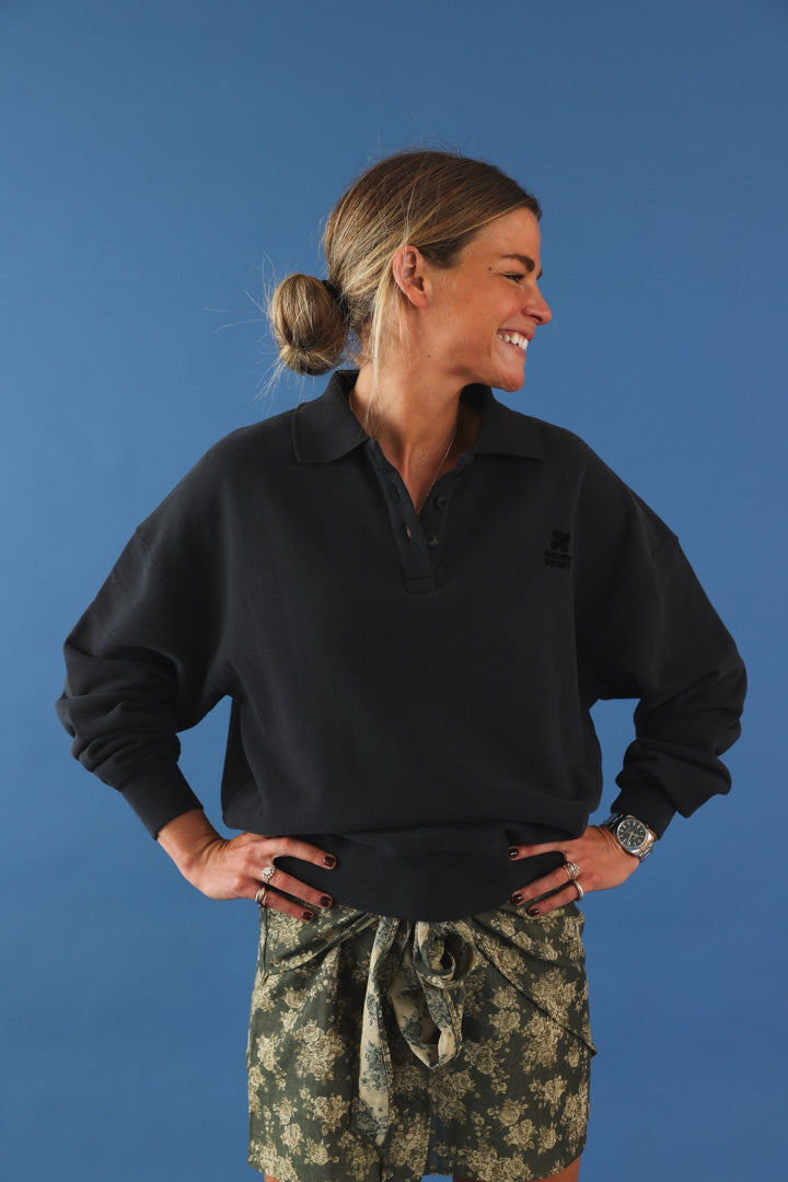 Polo TNS Logo bleu nuit