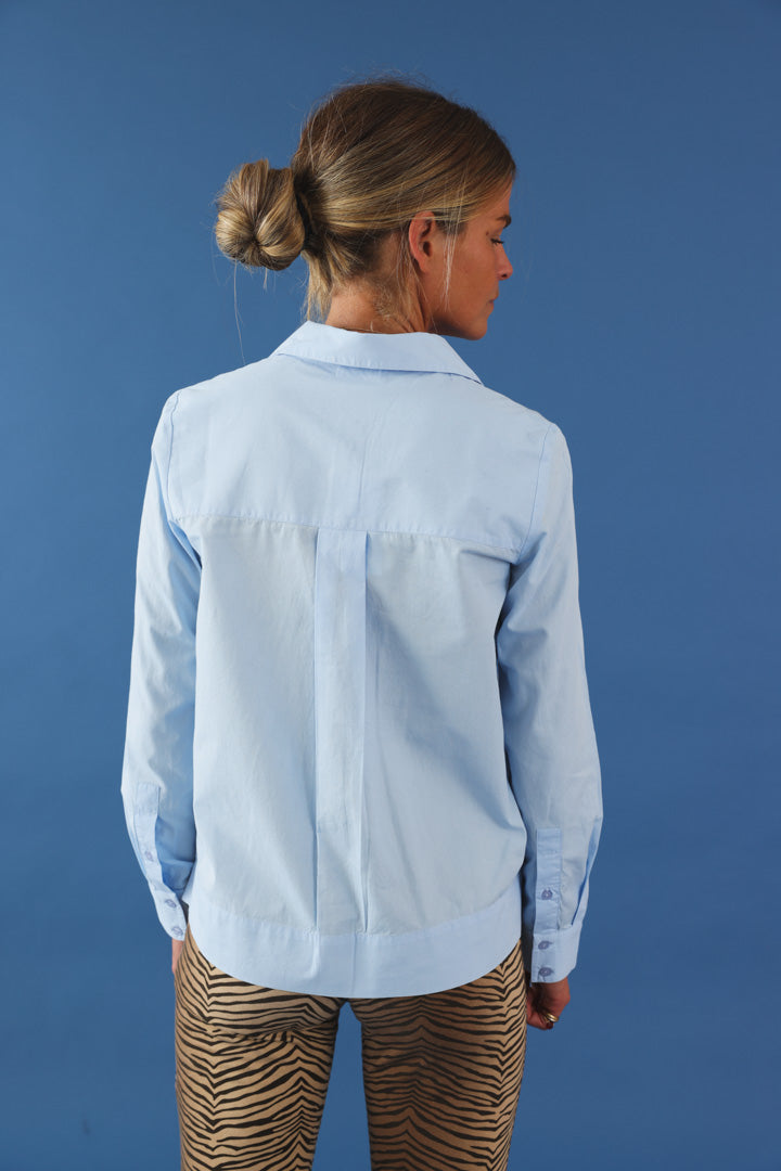 Chemise Gabrielle bleu ciel