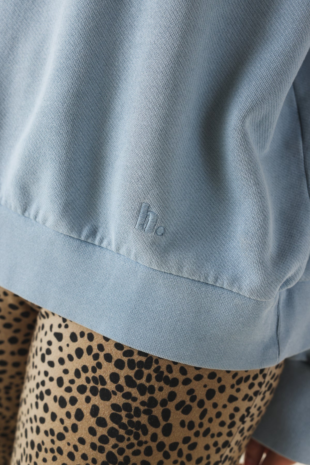 Sweat JOSEPH bleu jean délavé