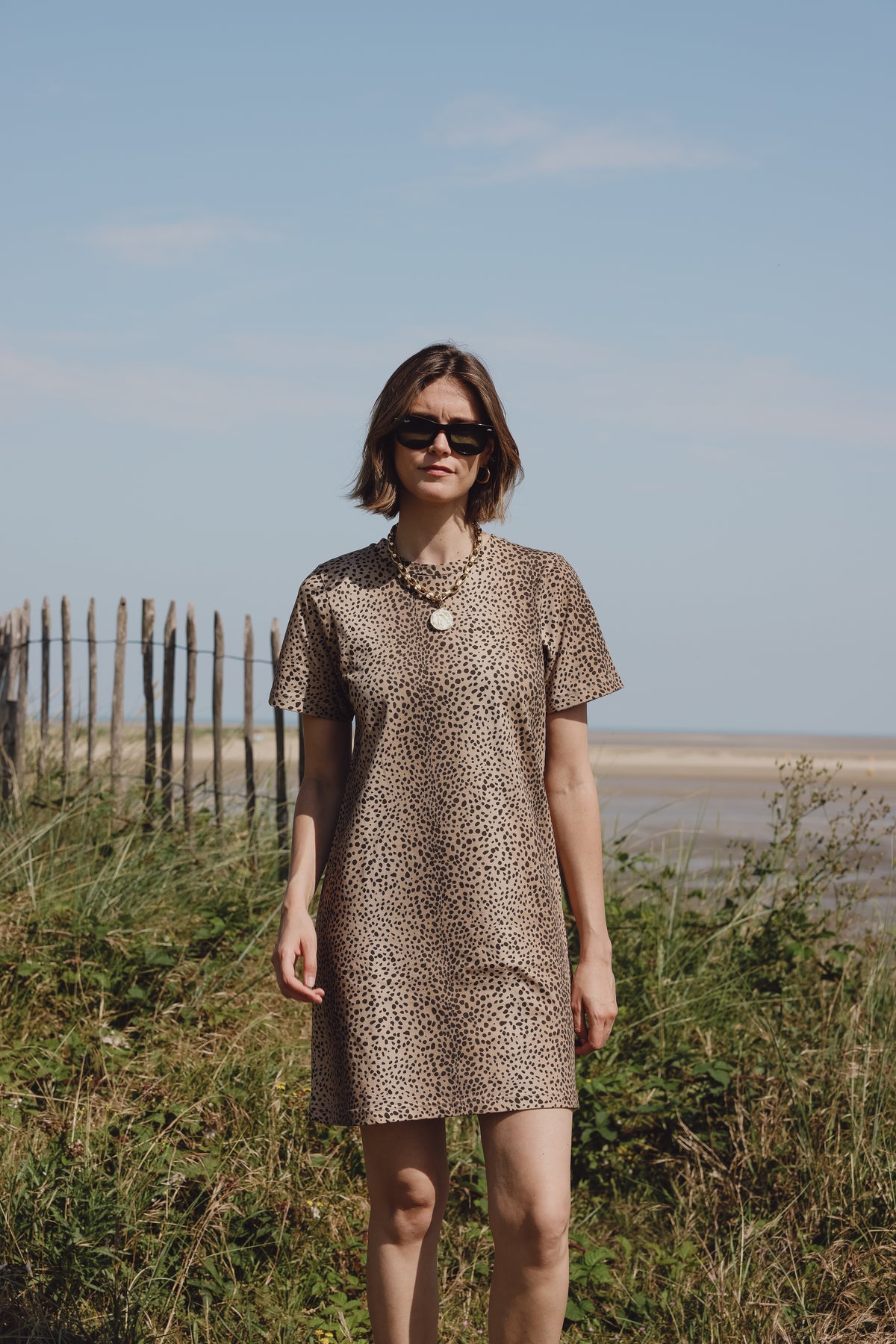 Robe CAMILLE guépard