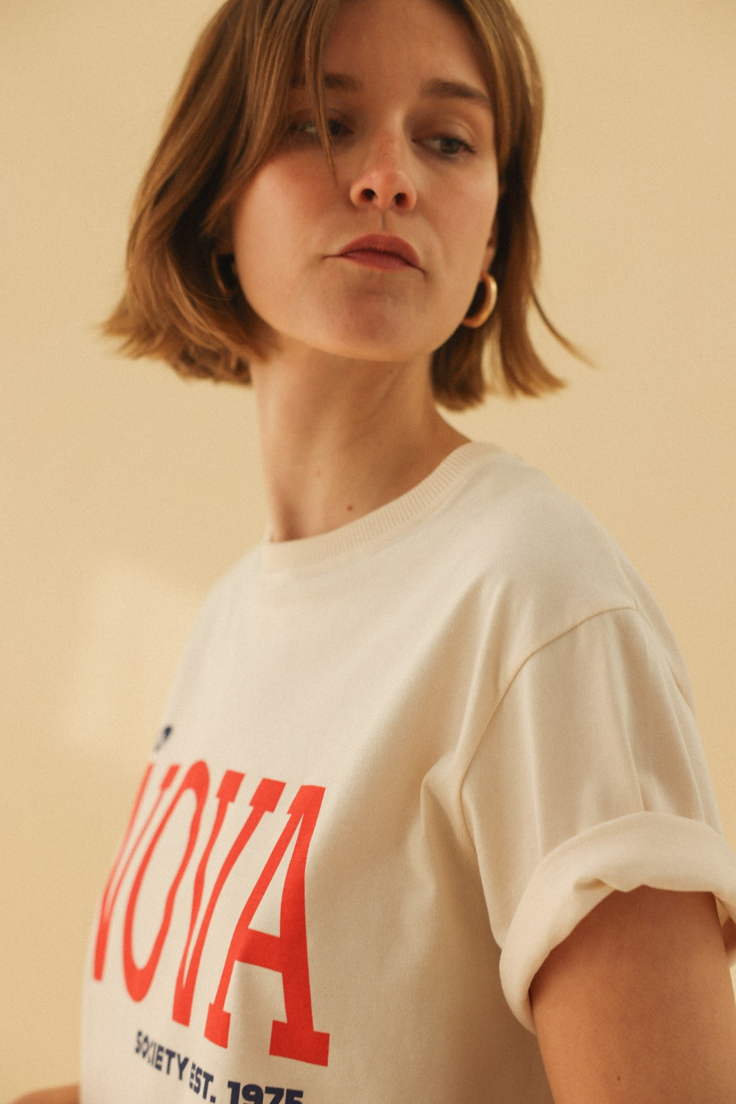T-shirt FLORENT NOVA écru