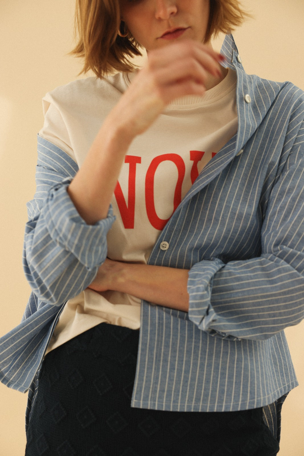 ARGENTINE blue stripe shirt
