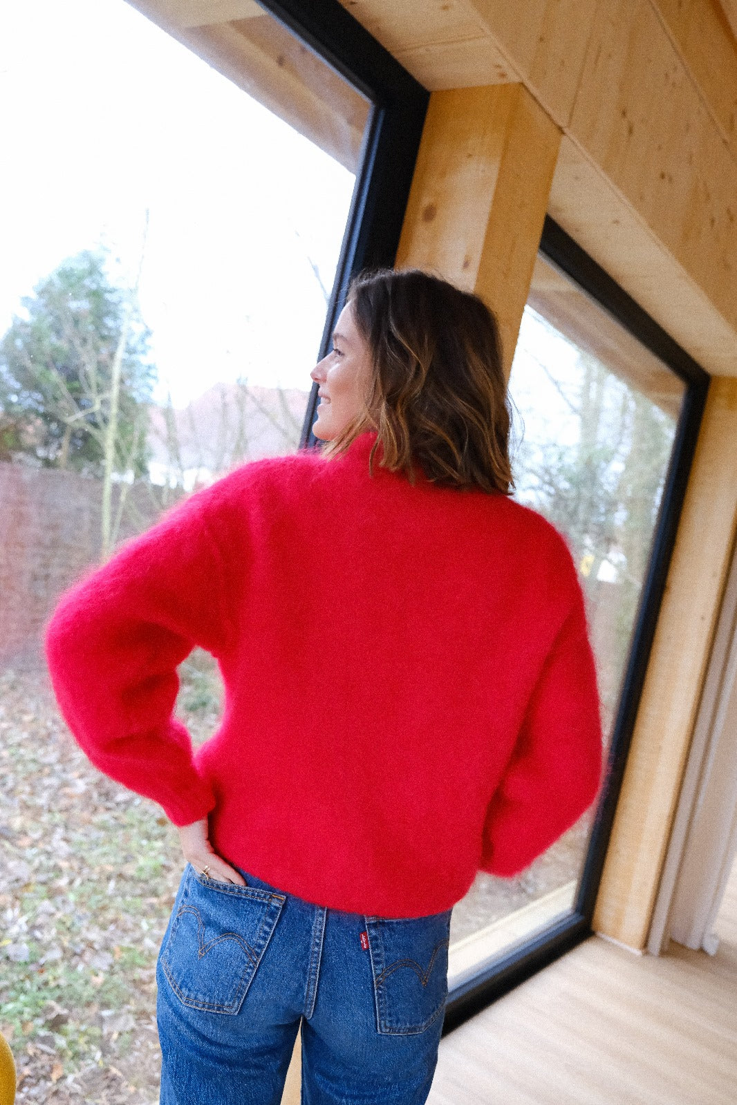 Pull ERIC rouge vif
