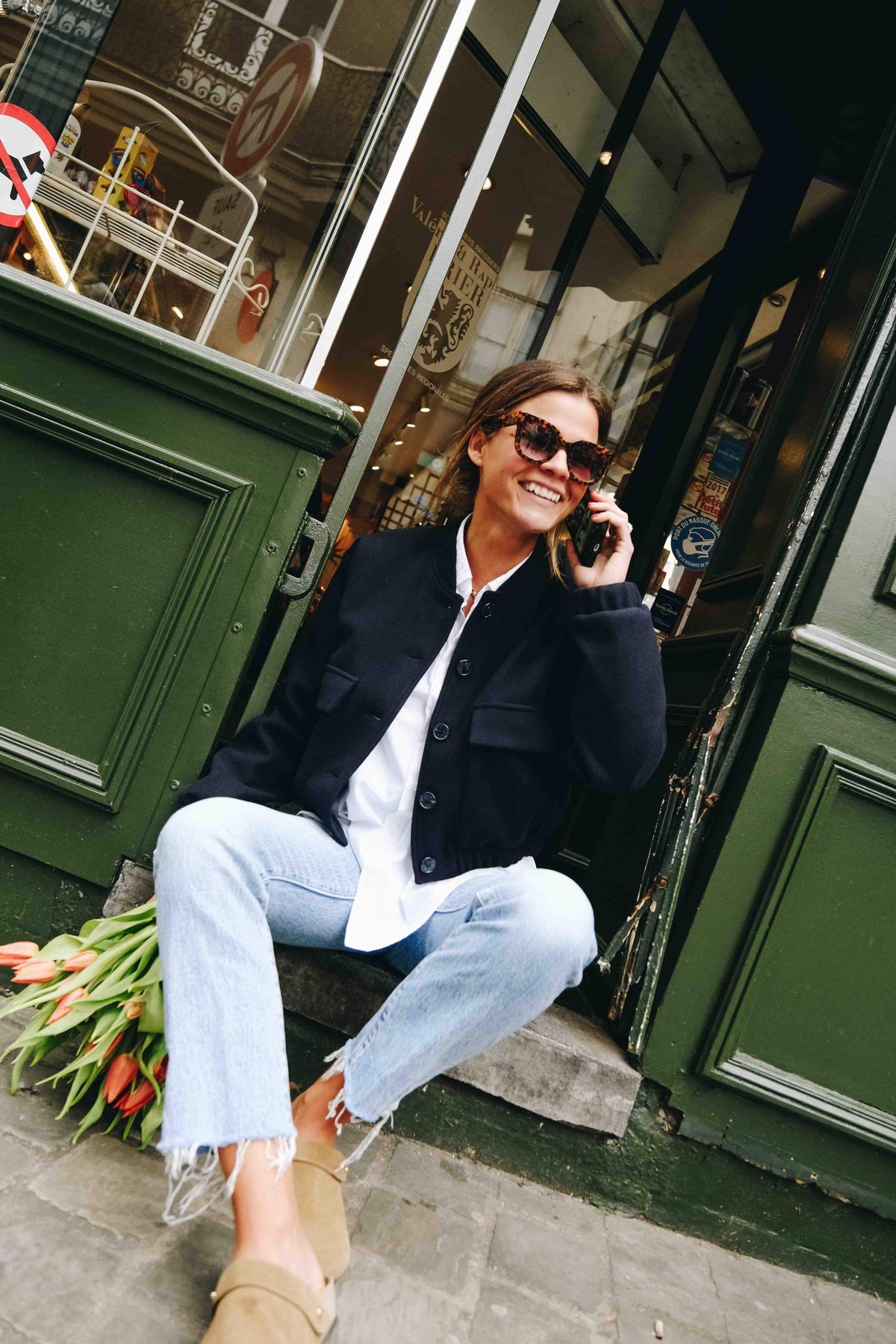 Bombers JEAN marine