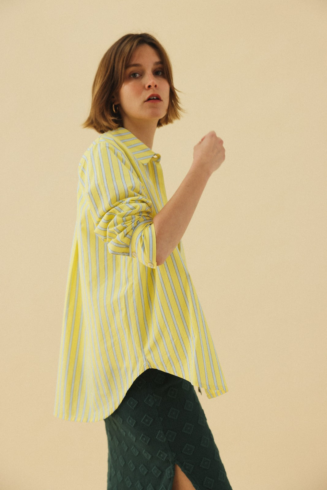 ARGENTINE yellow stripe shirt