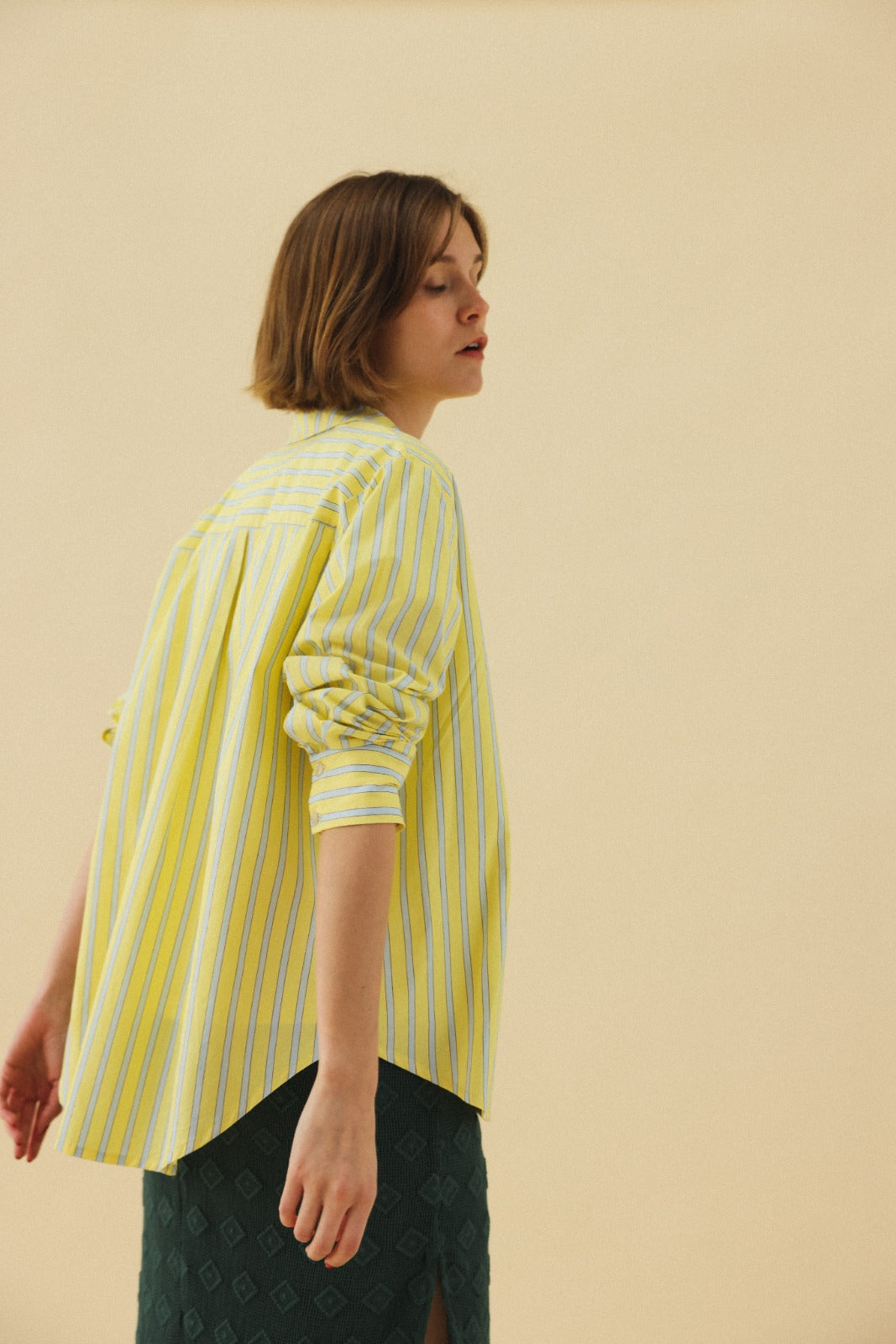 ARGENTINE yellow stripe shirt