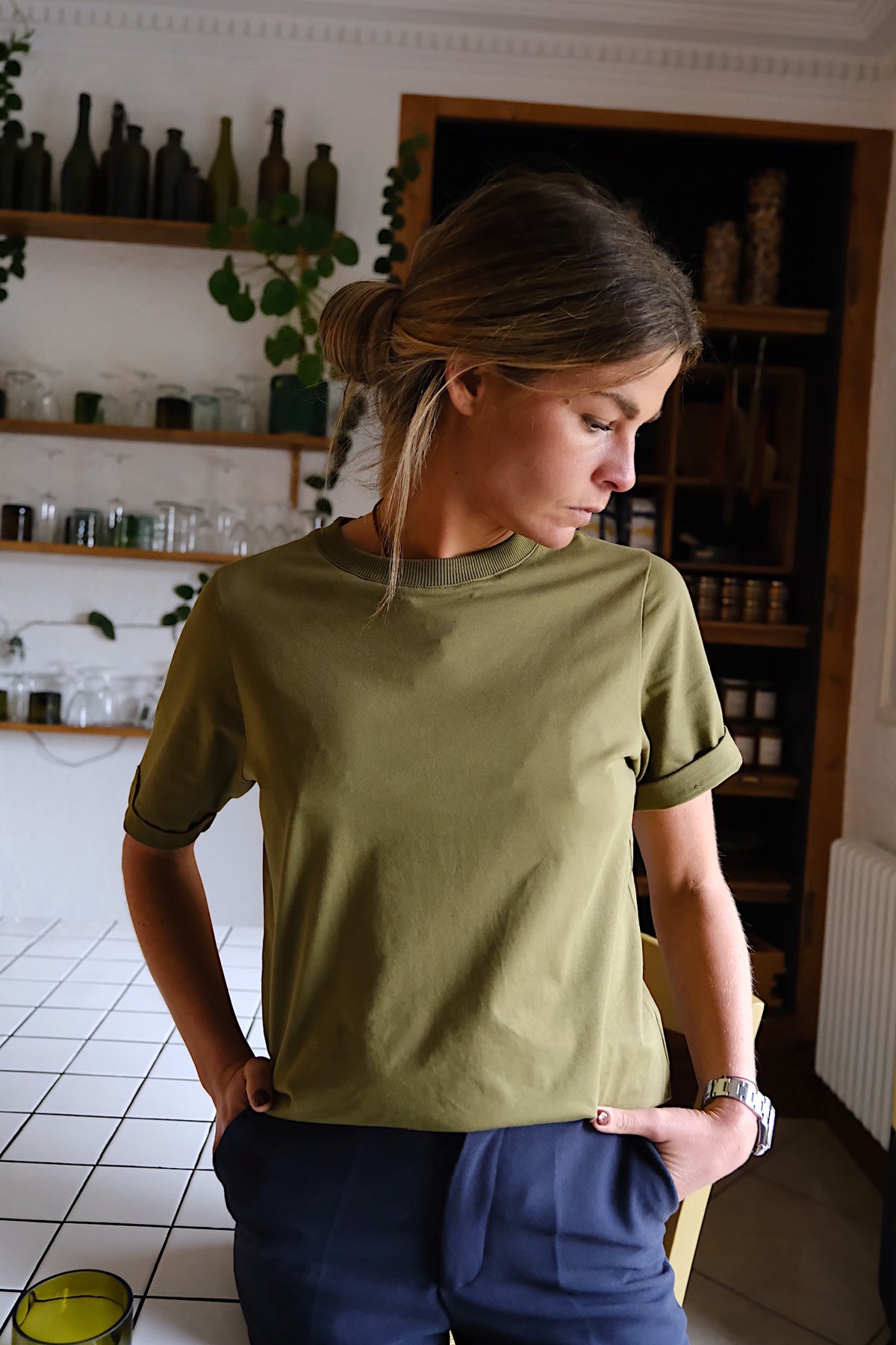 MARCEL khaki T-shirt