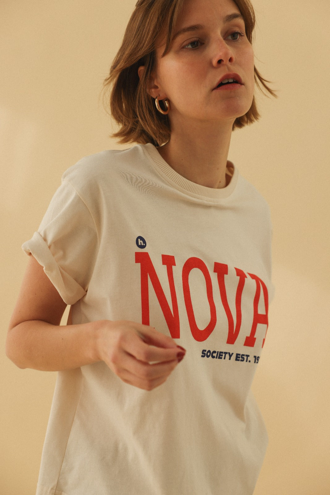 T-shirt FLORENT NOVA écru