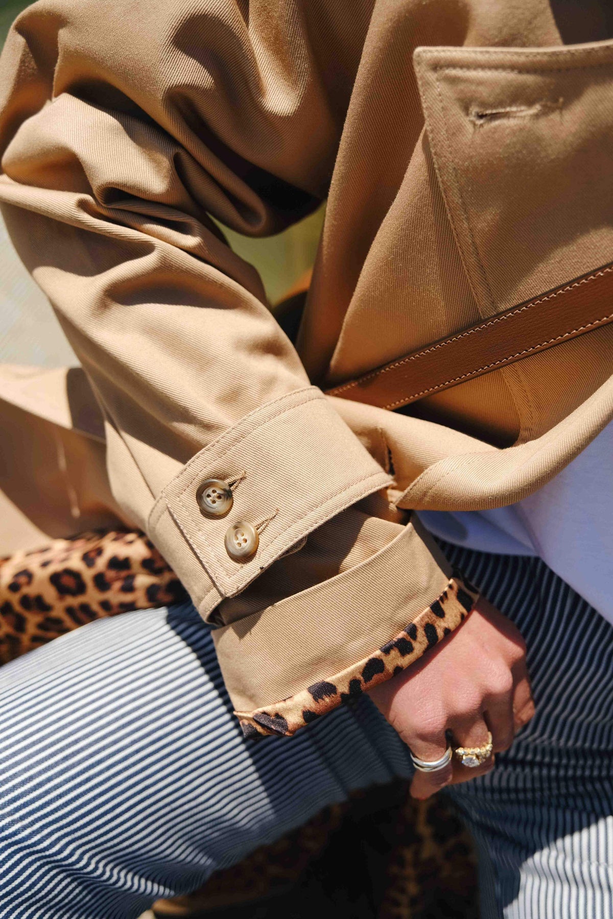 Trench PAUL beige/léopard