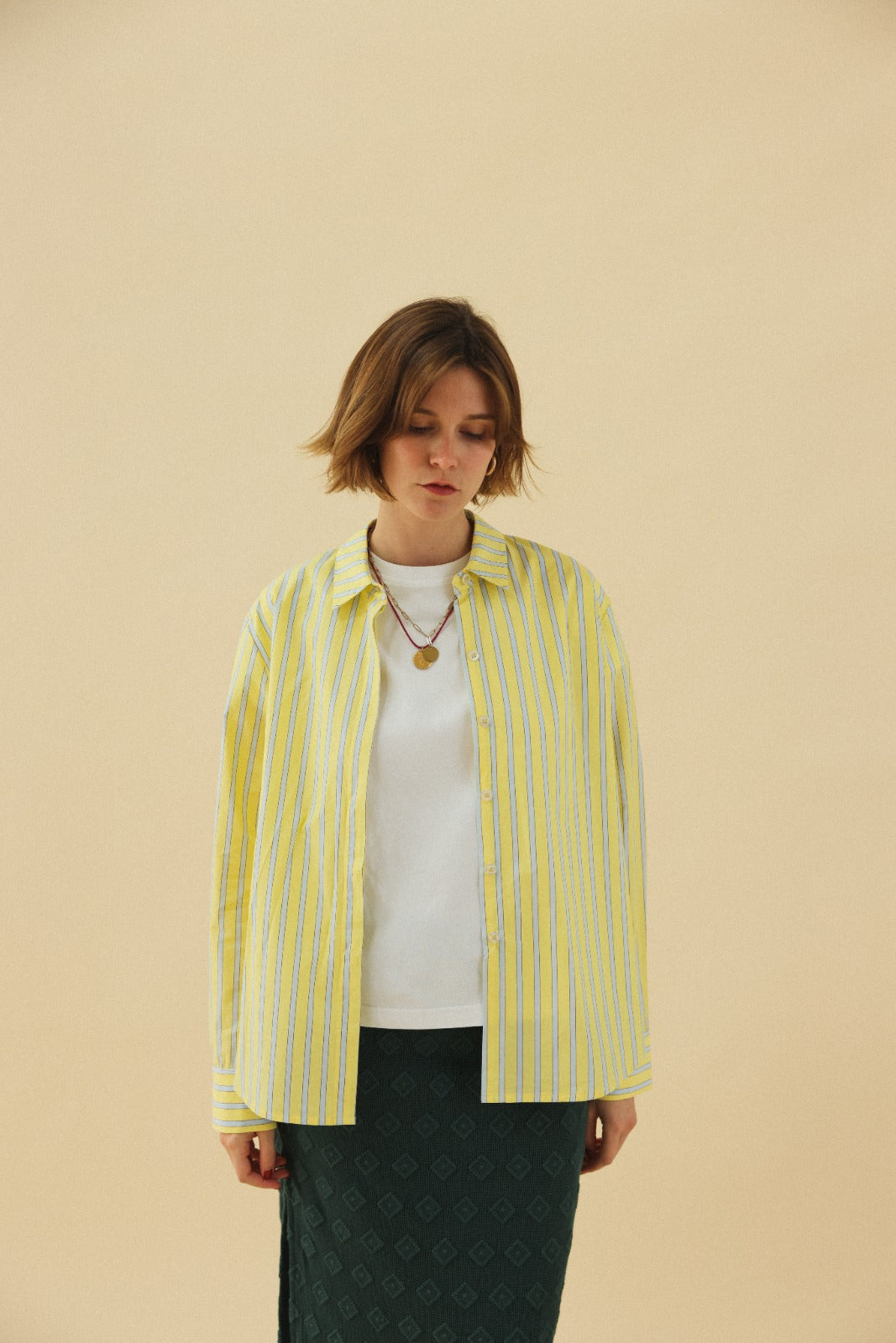 ARGENTINE yellow stripe shirt