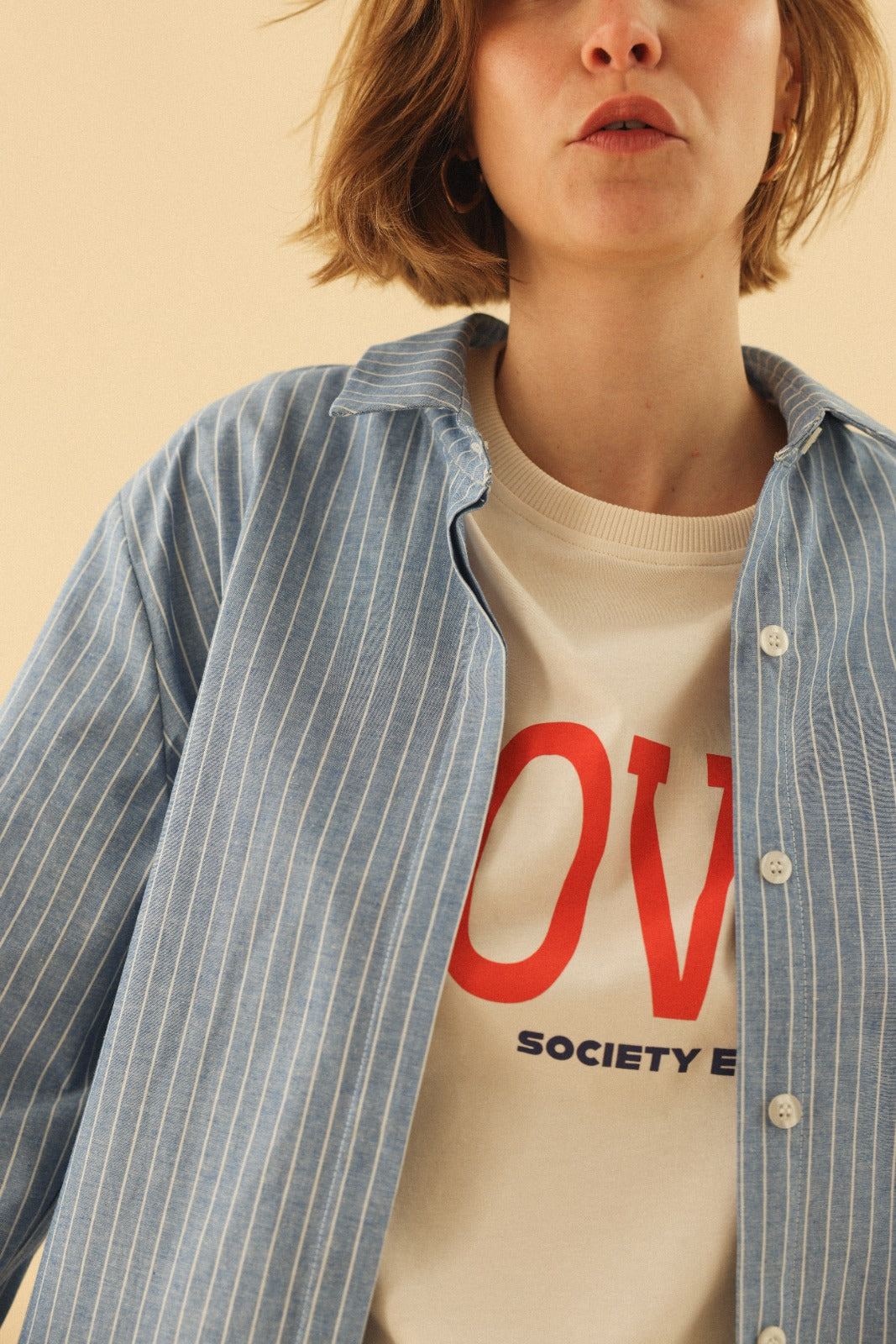 ARGENTINE blue stripe shirt