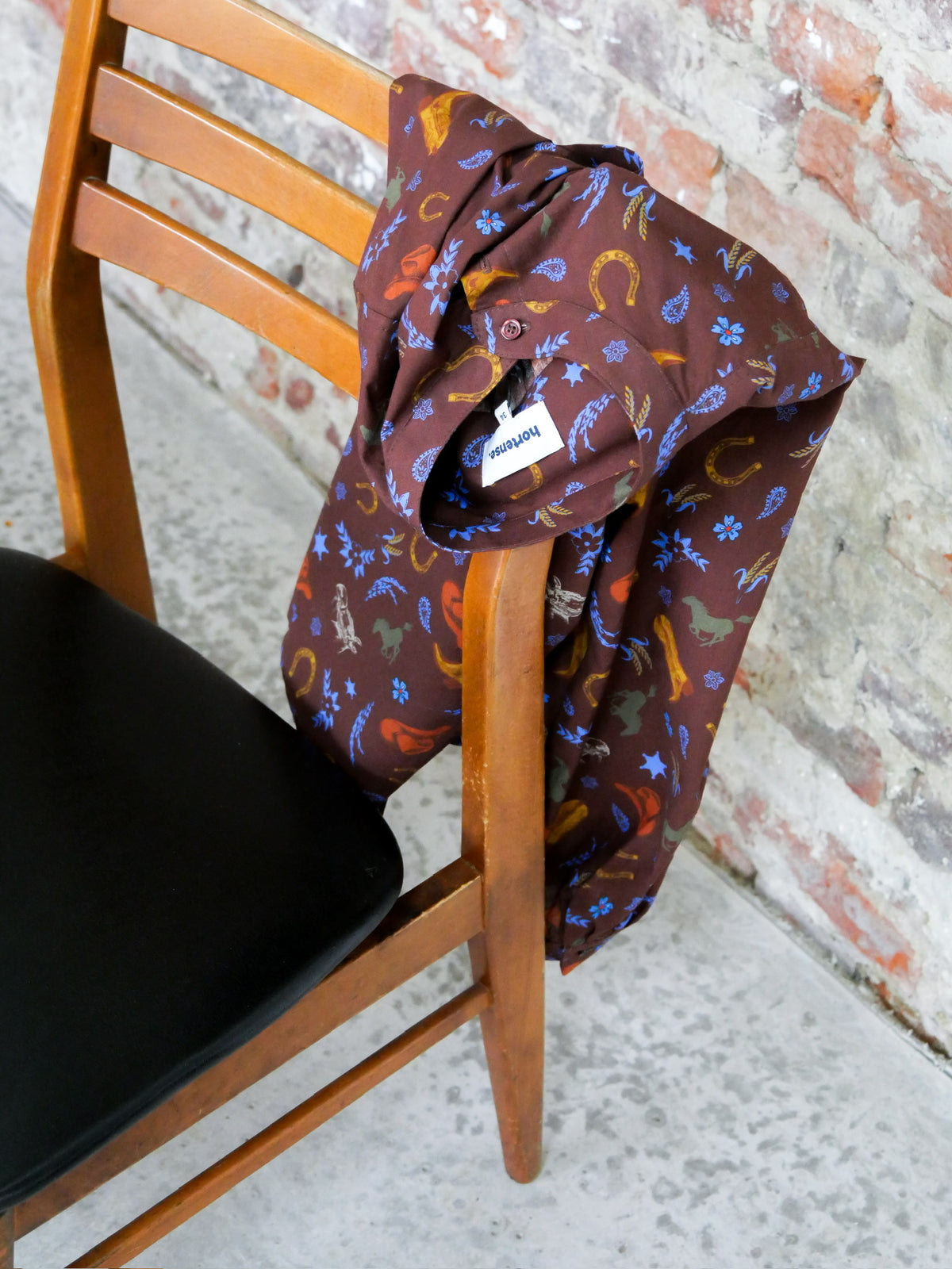 MARIA brown cowboy shirt