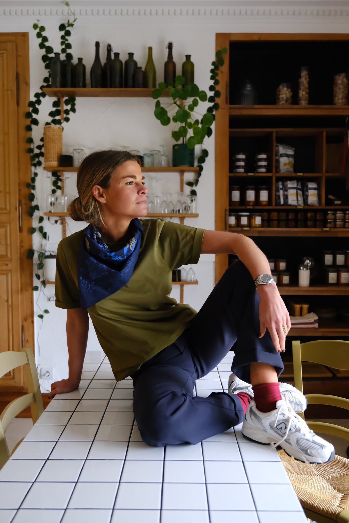 MARCEL khaki T-shirt