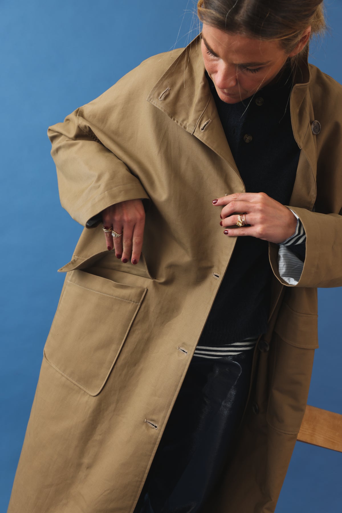 Trench Vito camel