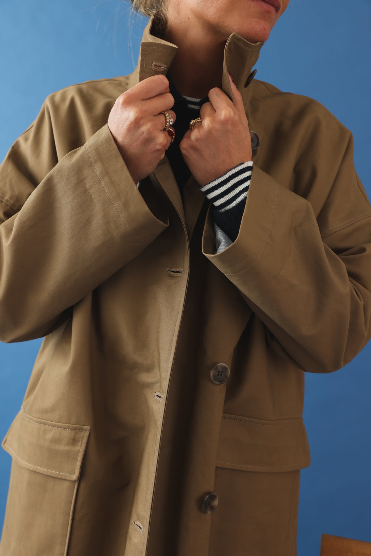 Trench Vito camel