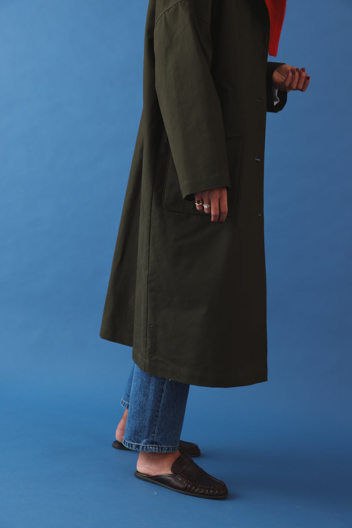Trench Vito kaki