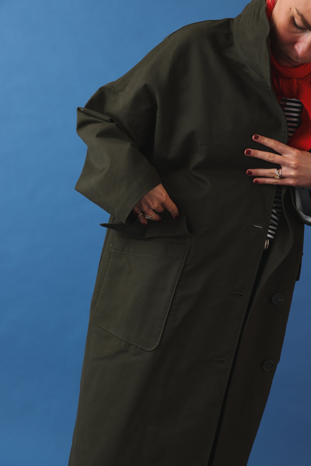 Trench Vito kaki