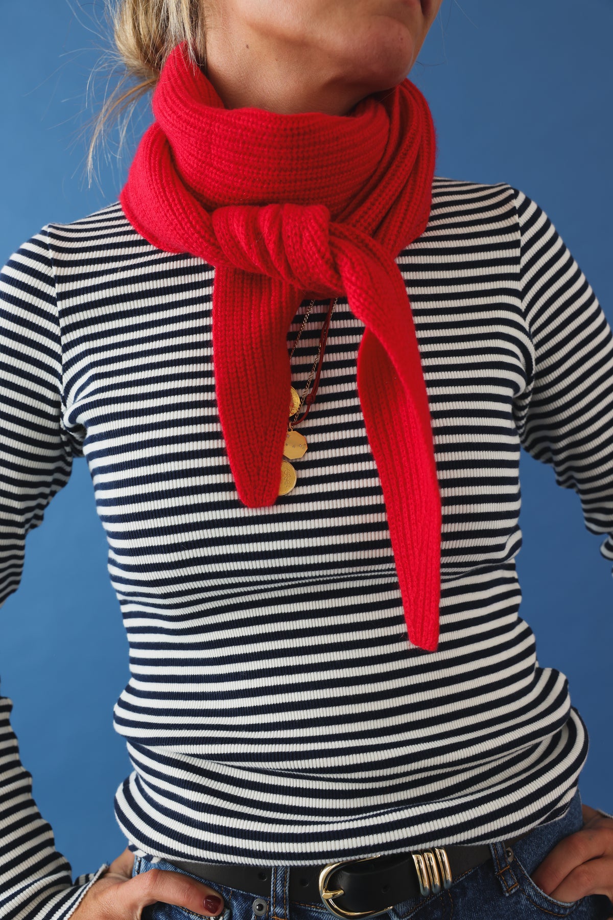Melie scarf ruby