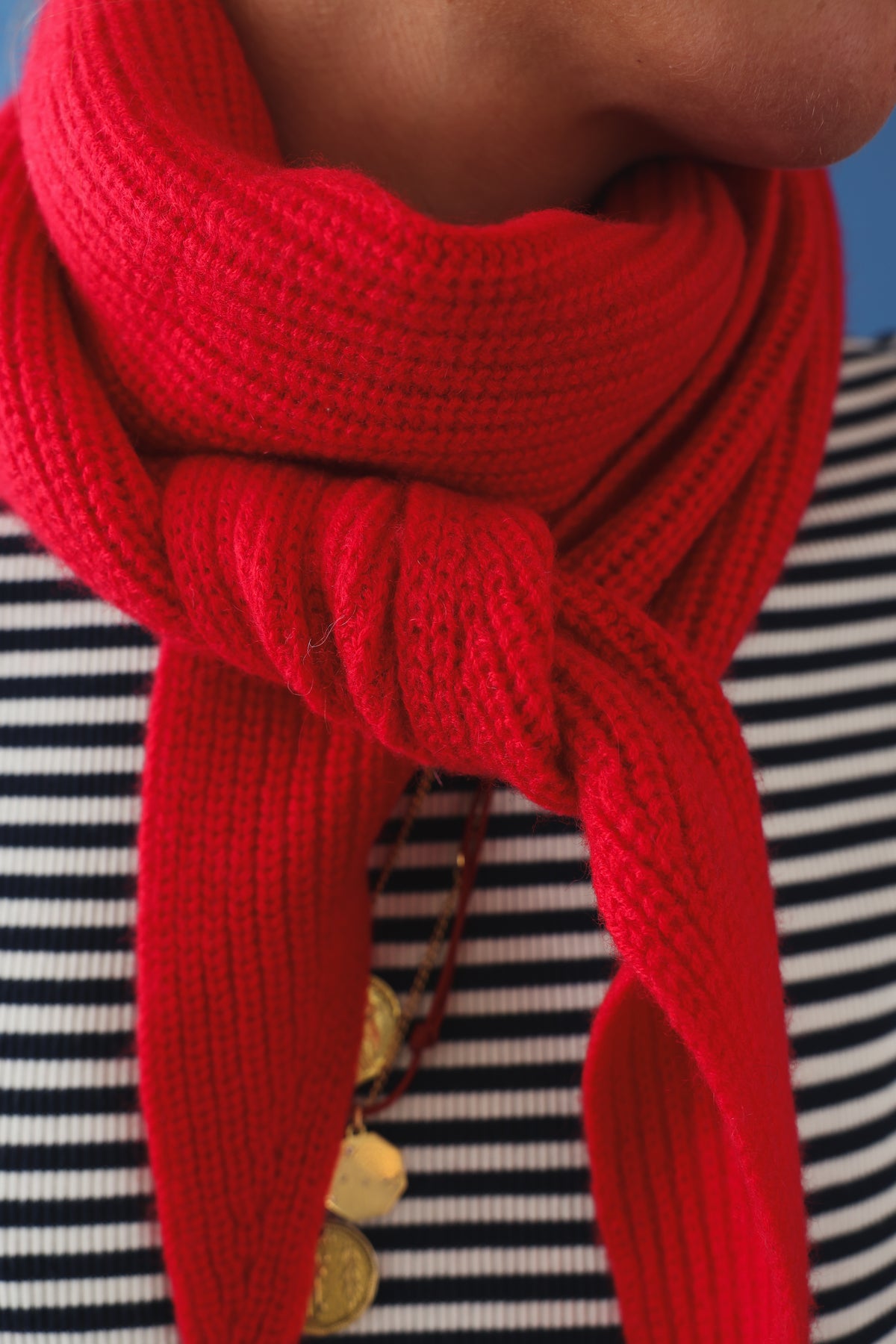 Melie scarf ruby