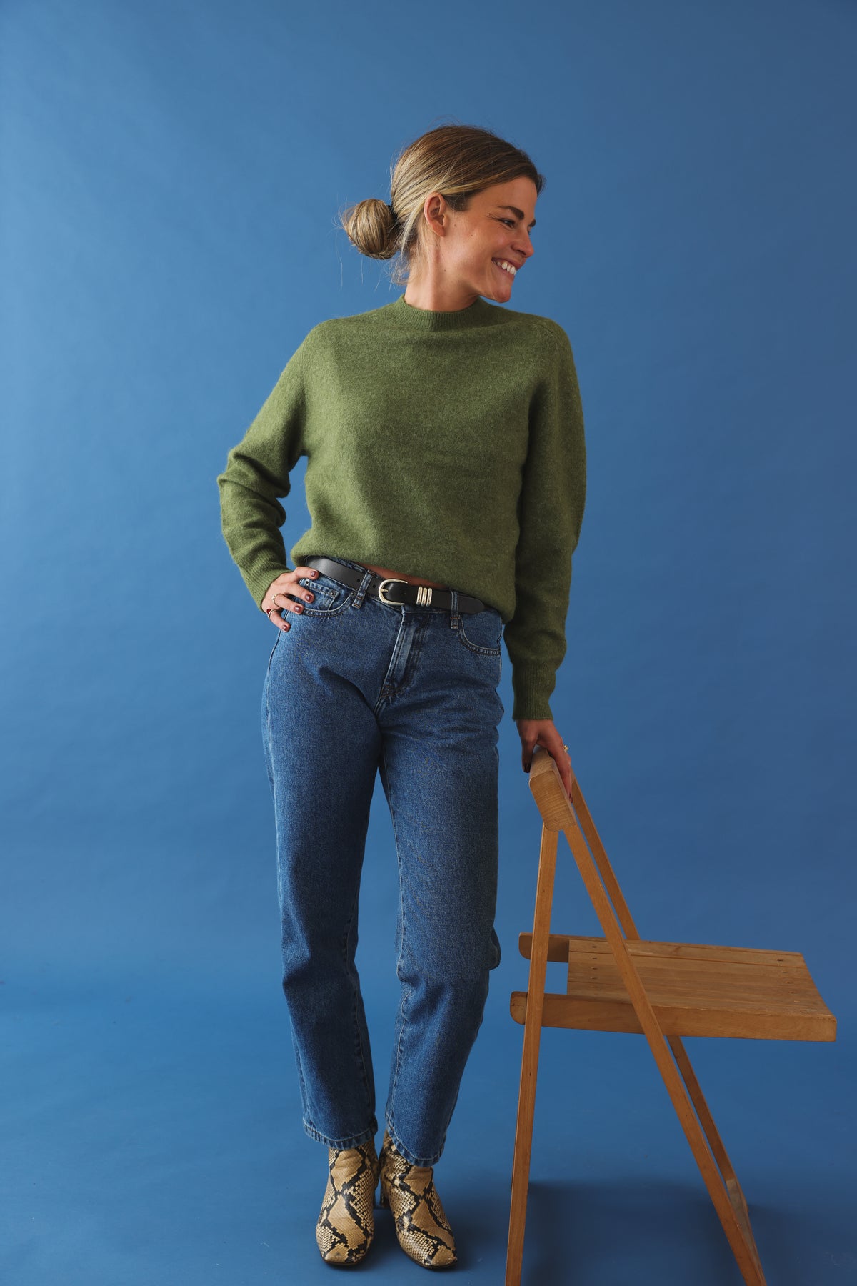 Mahary moss green pull 