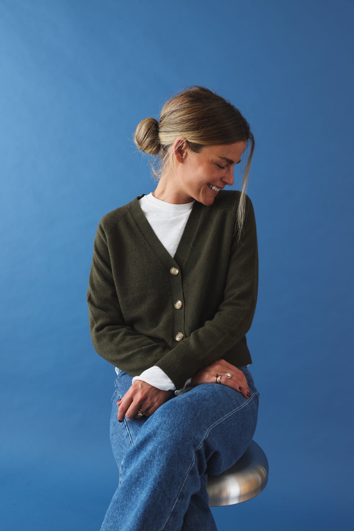 Cardigan Moran kaki