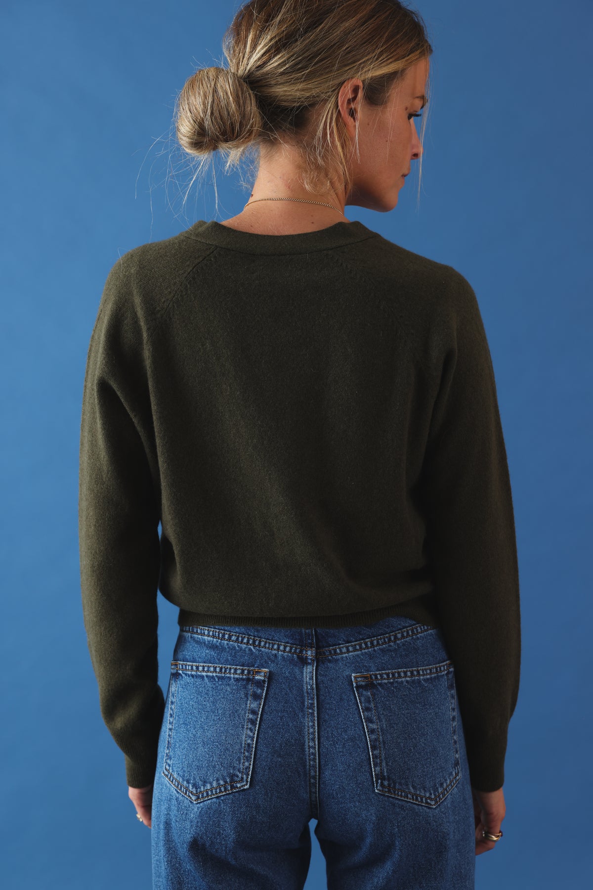 Cardigan Moran kaki