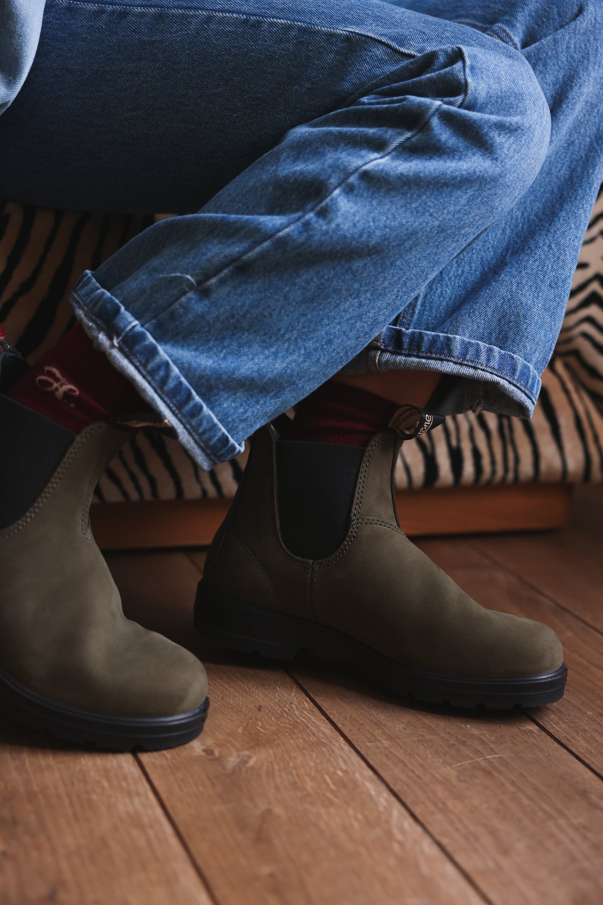 Blundstone Forest Green Oiled Nubuck Boots