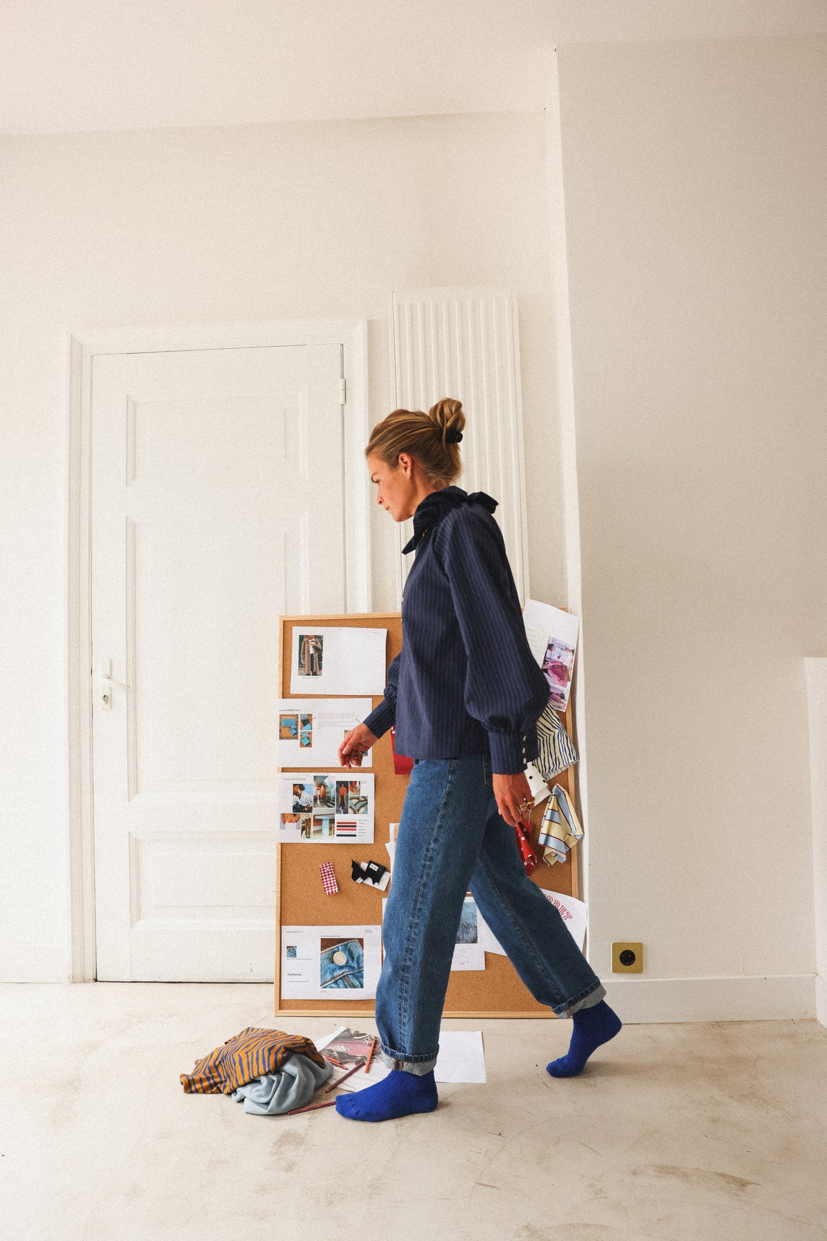 FILIPPA royal blue socks