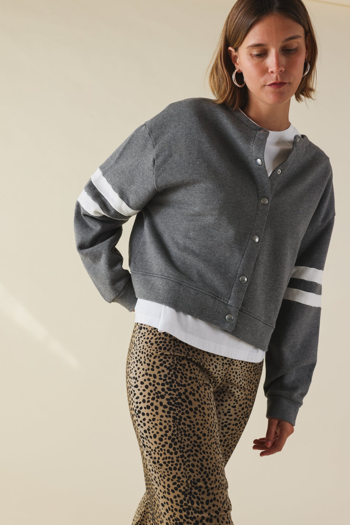Cardigan GASPARD gris