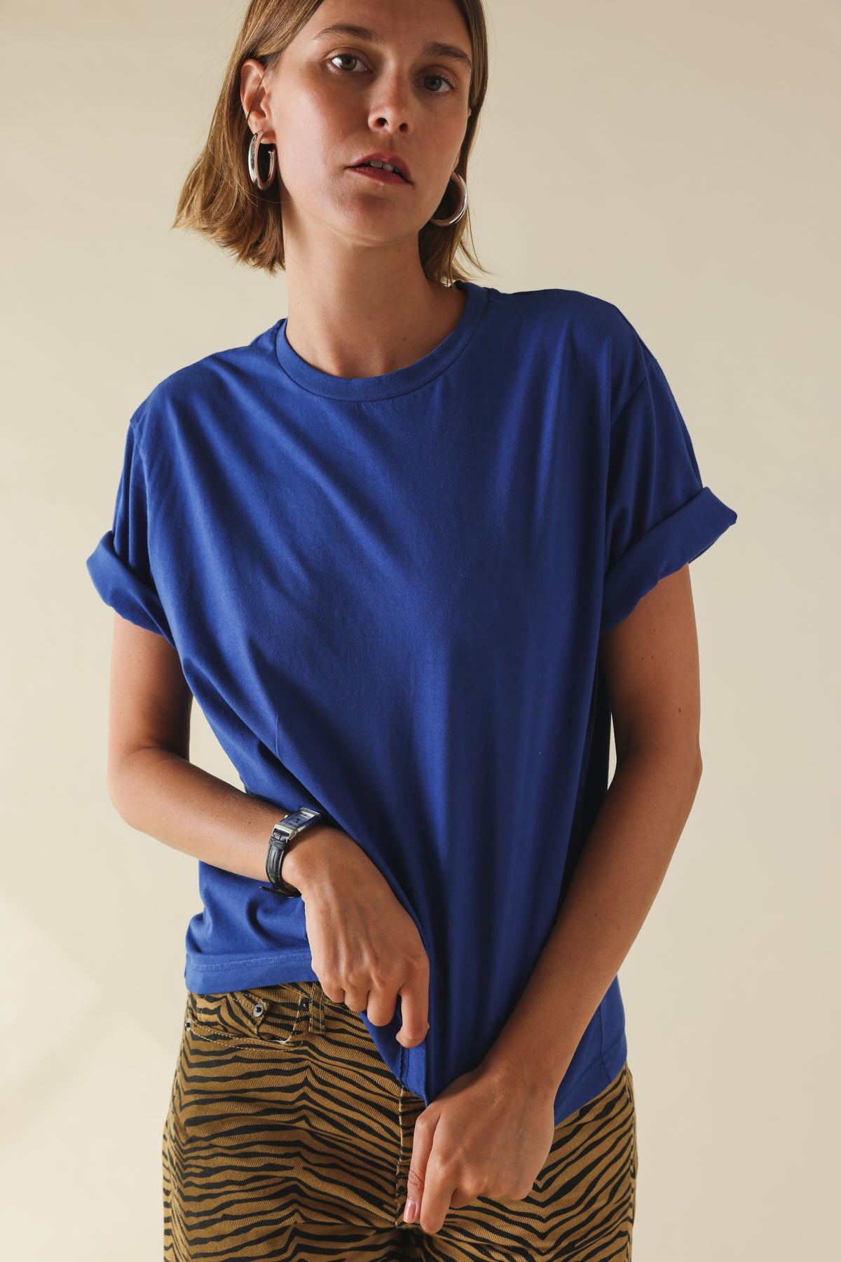 T-shirt FLORENT bleu roi