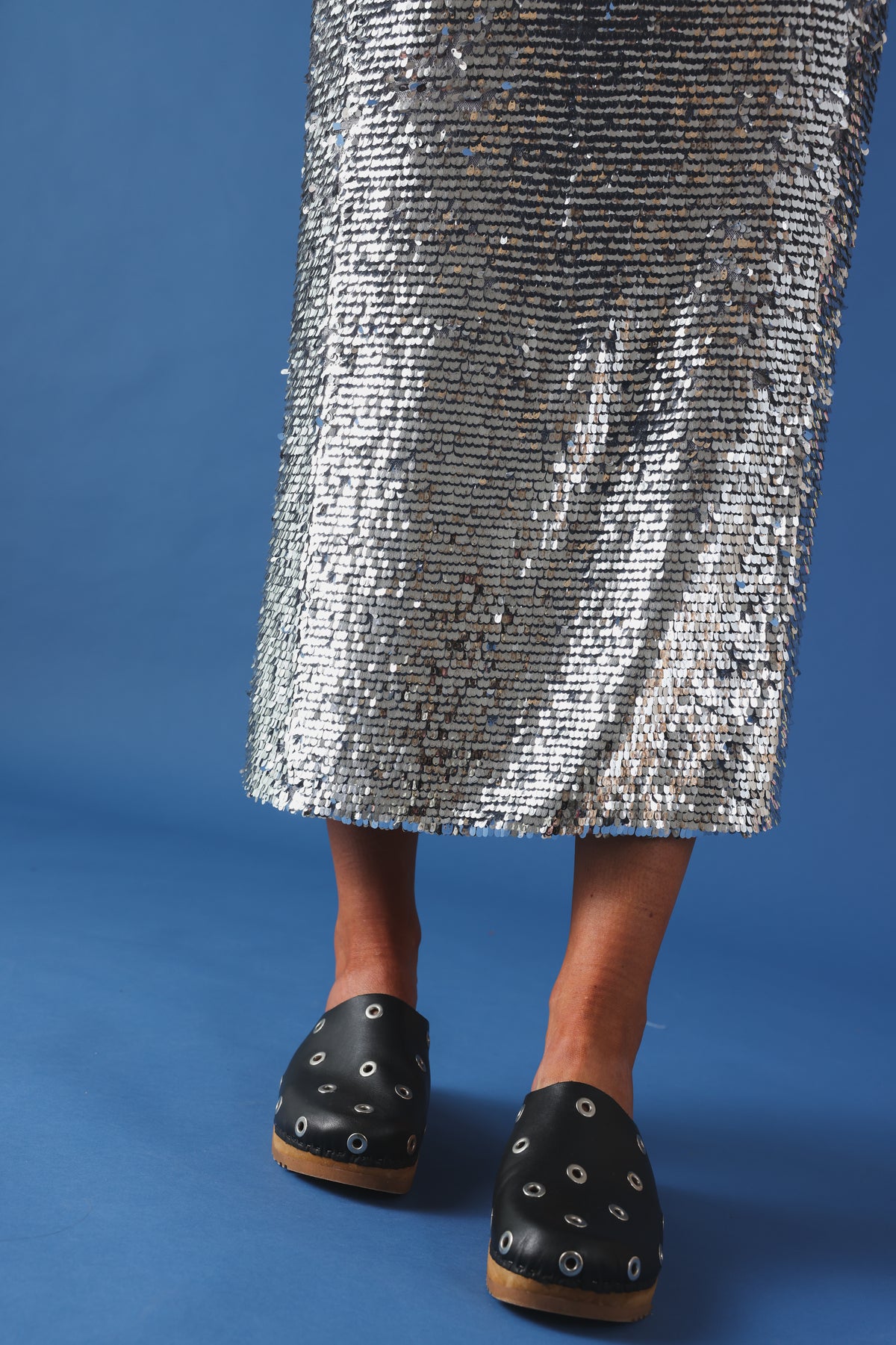 Jupe Muse sequin argenté