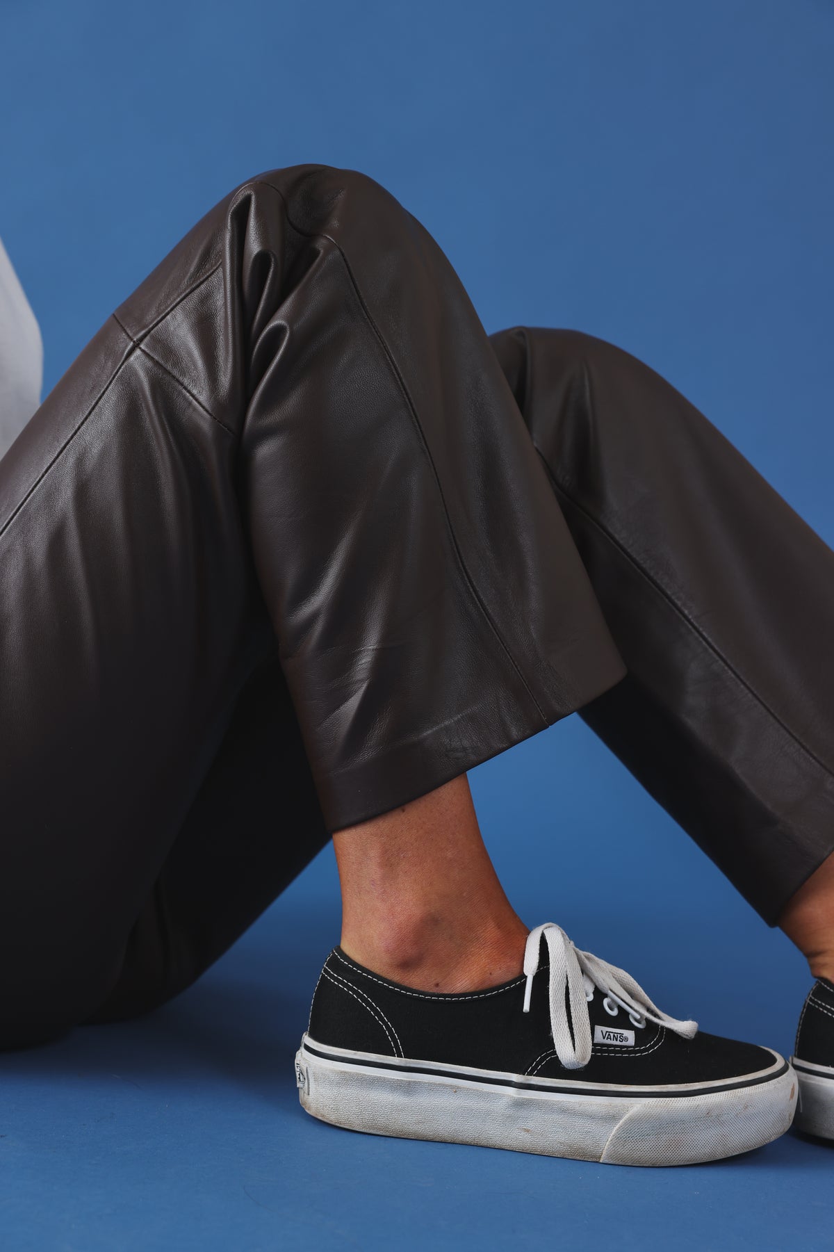 Gaston Trousers chocolate leather