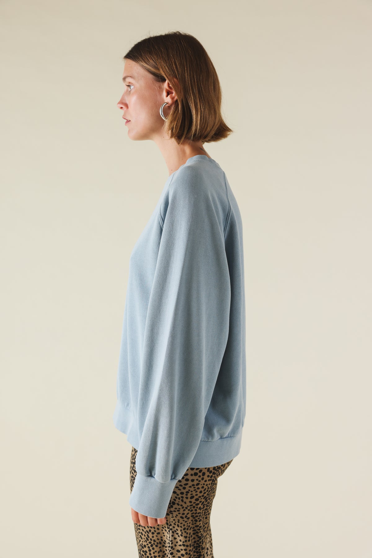 Sweat JOSEPH bleu jean délavé